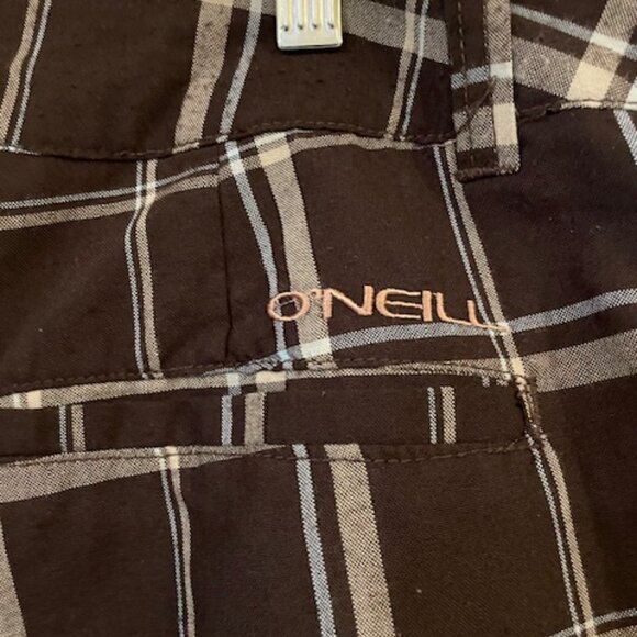Men's O'Neill plaid shorts; sz. 3X waist, very good condition - Picture 4 of 4